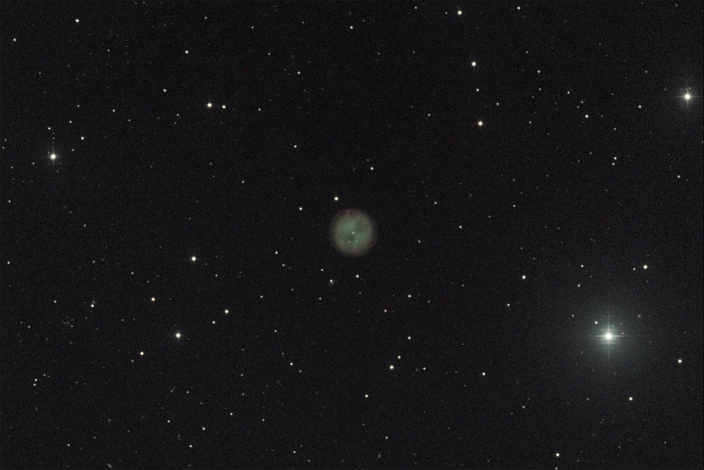 The Owl Nebula is a planetary nebula located in the constellation Ursa Major.   Taken 2014-03-19 with T21, a Planewave 17" CDK telescope located at the New Mexico Skies Observatories in Mayhill, New Mexico.